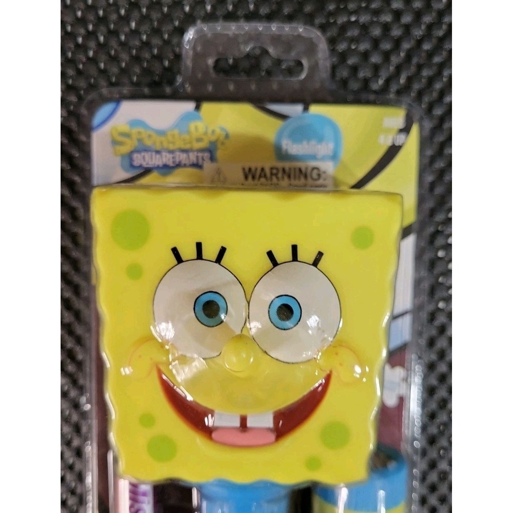 SpongeBob SquarePants Flashlight Set With Batteries Kids Nickelodeon NIP - Picture 2 of 5